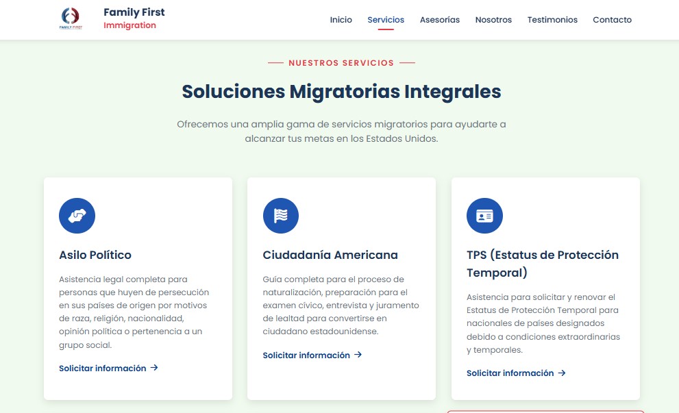 servicios migratorios