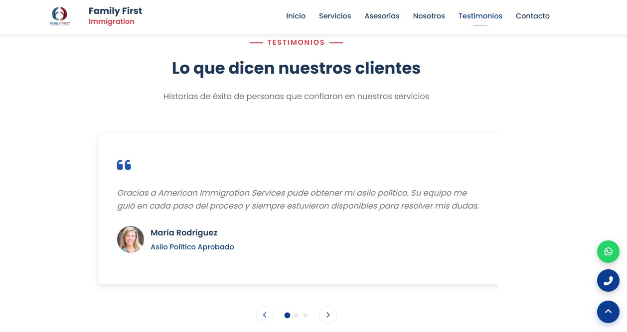 testimonios