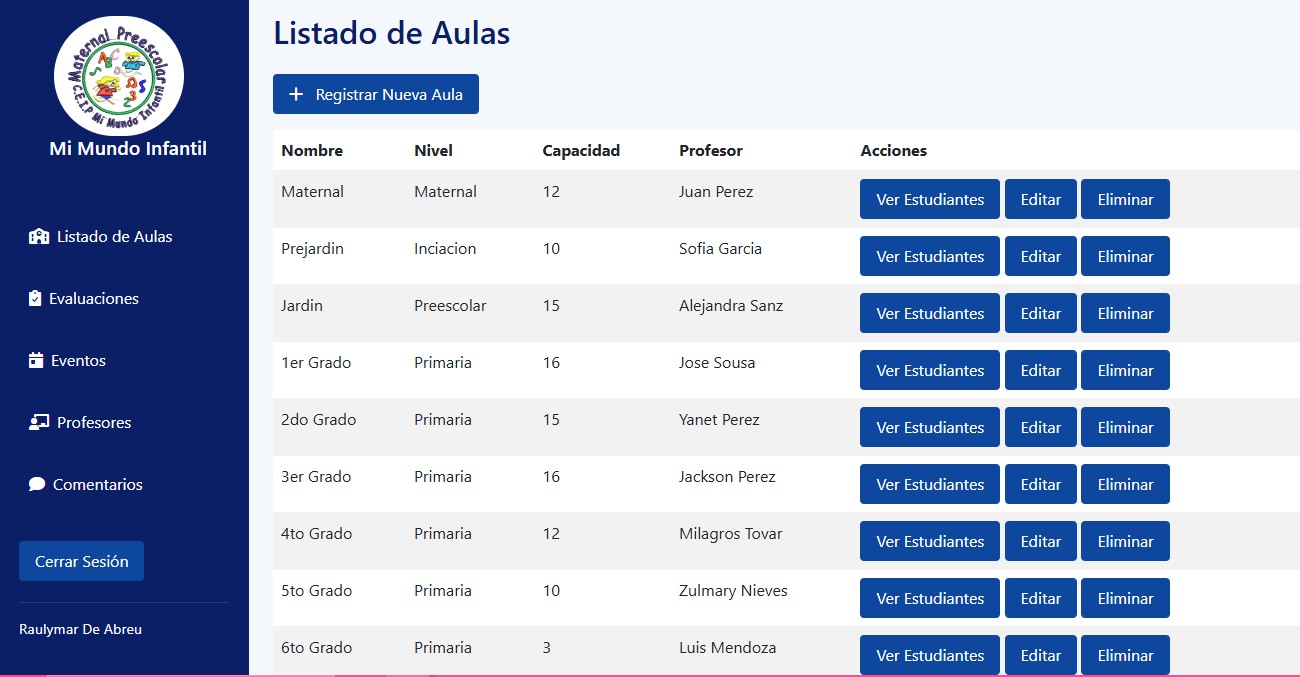 Gestión de estudiantes