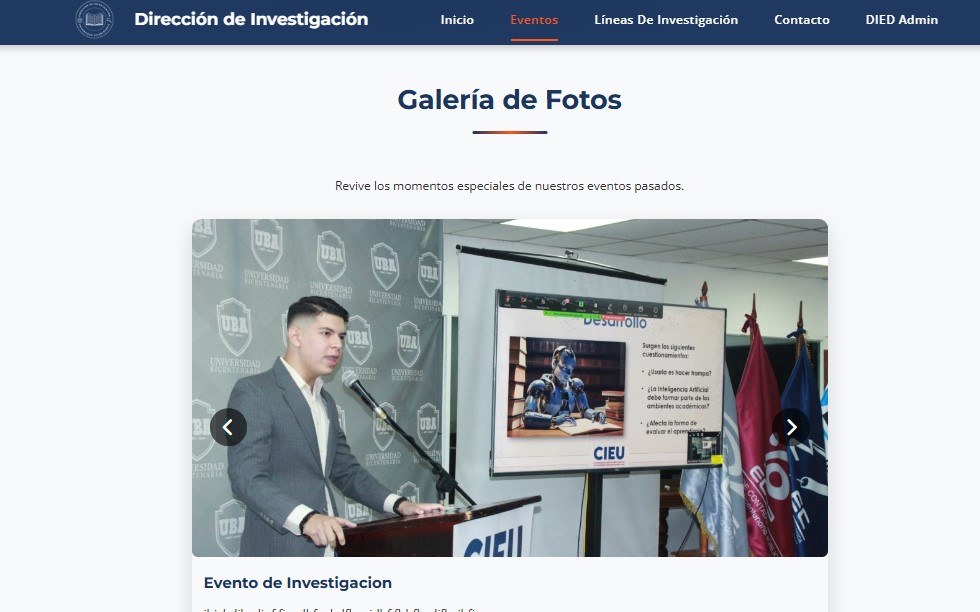 Eventos de Investigacion