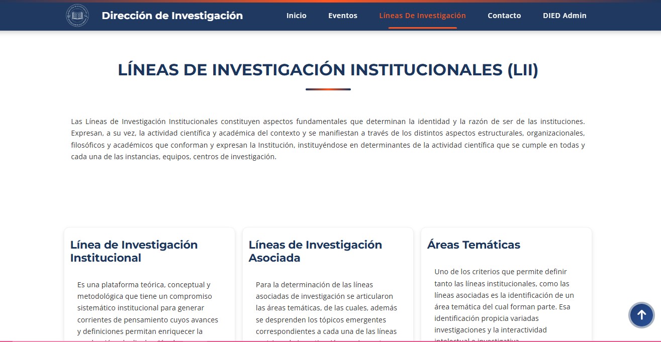 Líneas de investigación