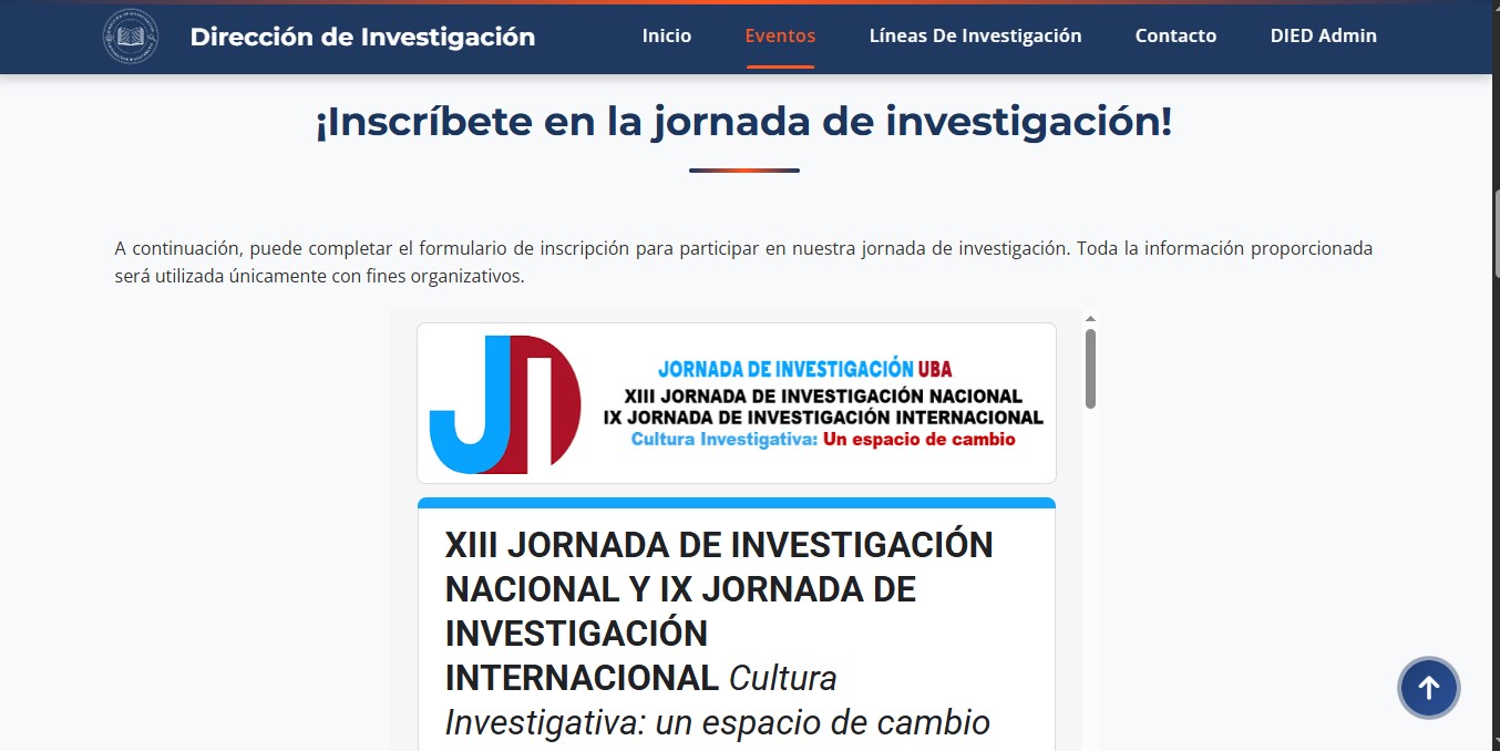 Formulario de inscripcion