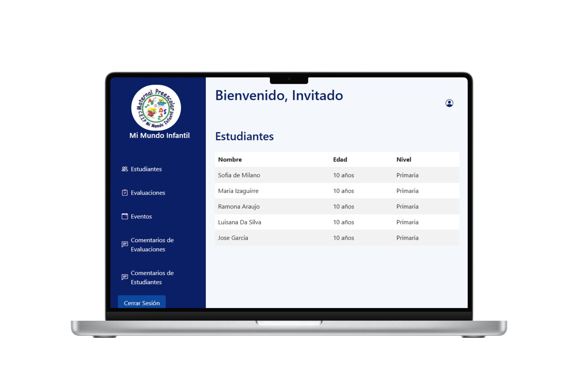 Dashboard Administrativo