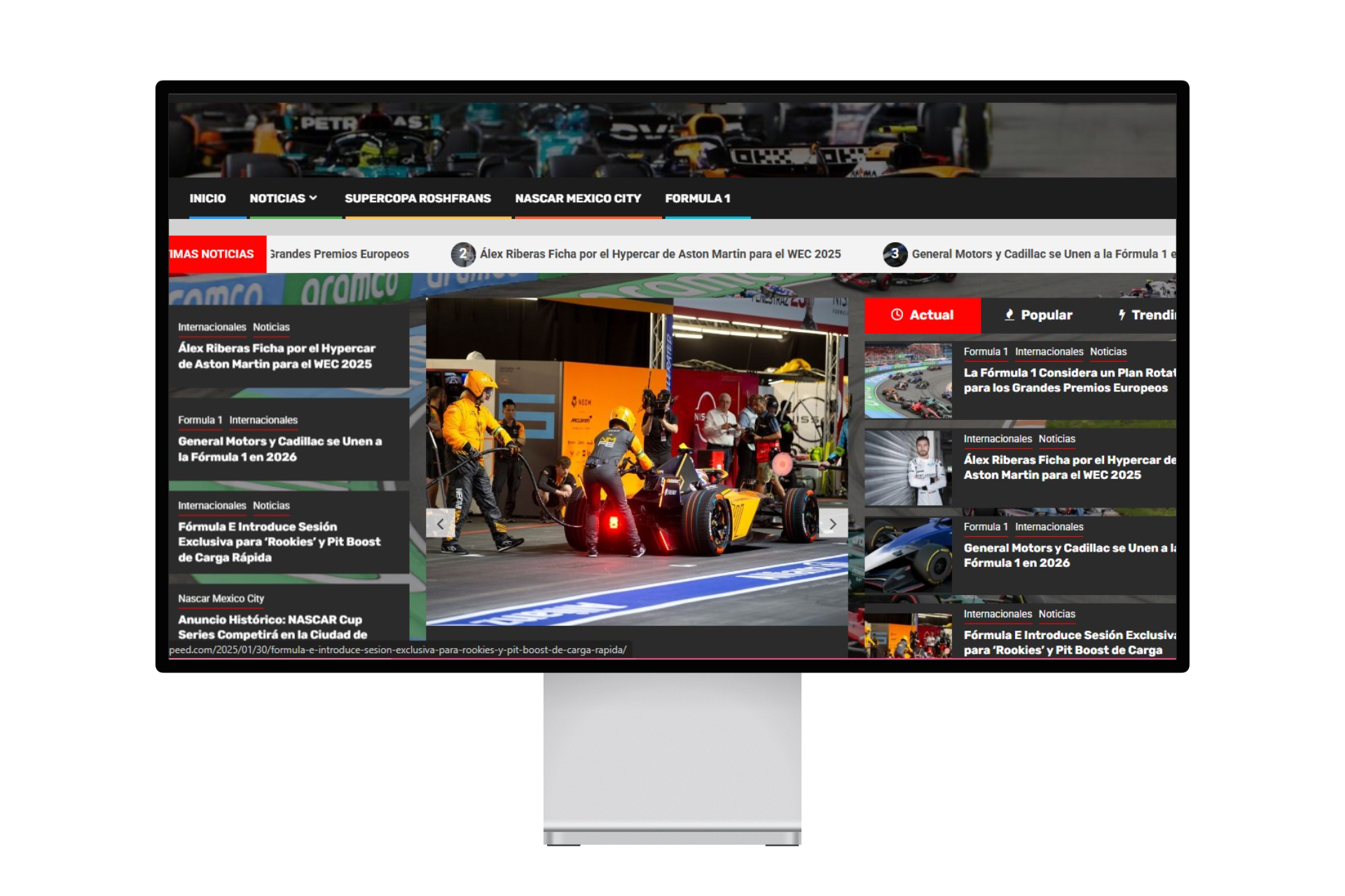 Sitio Web de Carreras
